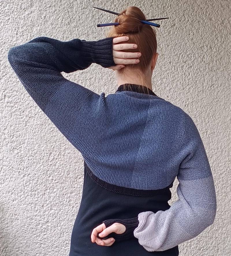 Bolero Aus Baumwolle. Einzelstück. Handgestrickt Bolero Aus Baumwolle. Einzelstück. Handgestrickt von KattyGus