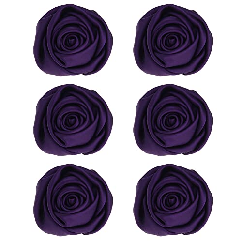 6 Stücke Haarclip Rosen Blumen Haarspangen, Blumen Haarklammer Ansteckblume Brosche Hut Haarnadel Zubehör für Damen Mädchen Reisen Hochzeit Abschlussball Party Valentinstag von Katutude