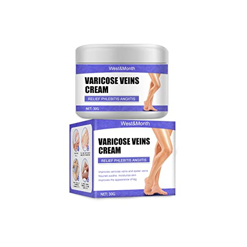 Krampfadern Creme Varicose Veins Creme gegen Besenreiser Krampfadern Instant Relief Patch Krampfadern und Besenreiser Entfernen Hautstraffende Body Creme Verbesserung der Durchblutung Reparatur-Creme von Katutude