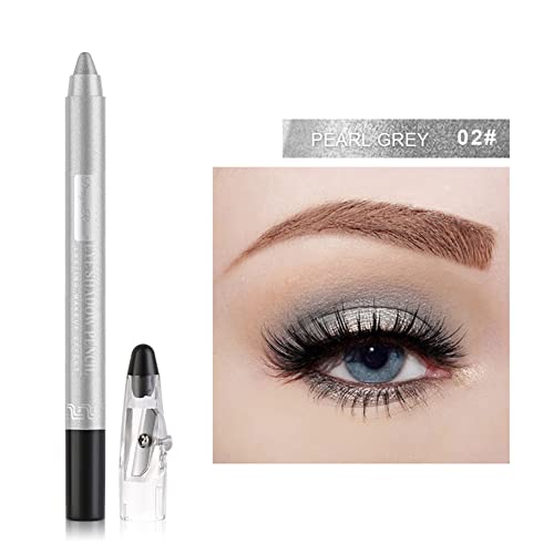 Lidschatten-Stift Eye Shadow Pearl Pen Eyeshadow Pen glatte Textur Glitzer Lidschatten Stift langanhaltend nicht summiger Lidschatten-Make-up-Stift für einfaches Auftragen & intensives Farbergebnis von Katutude