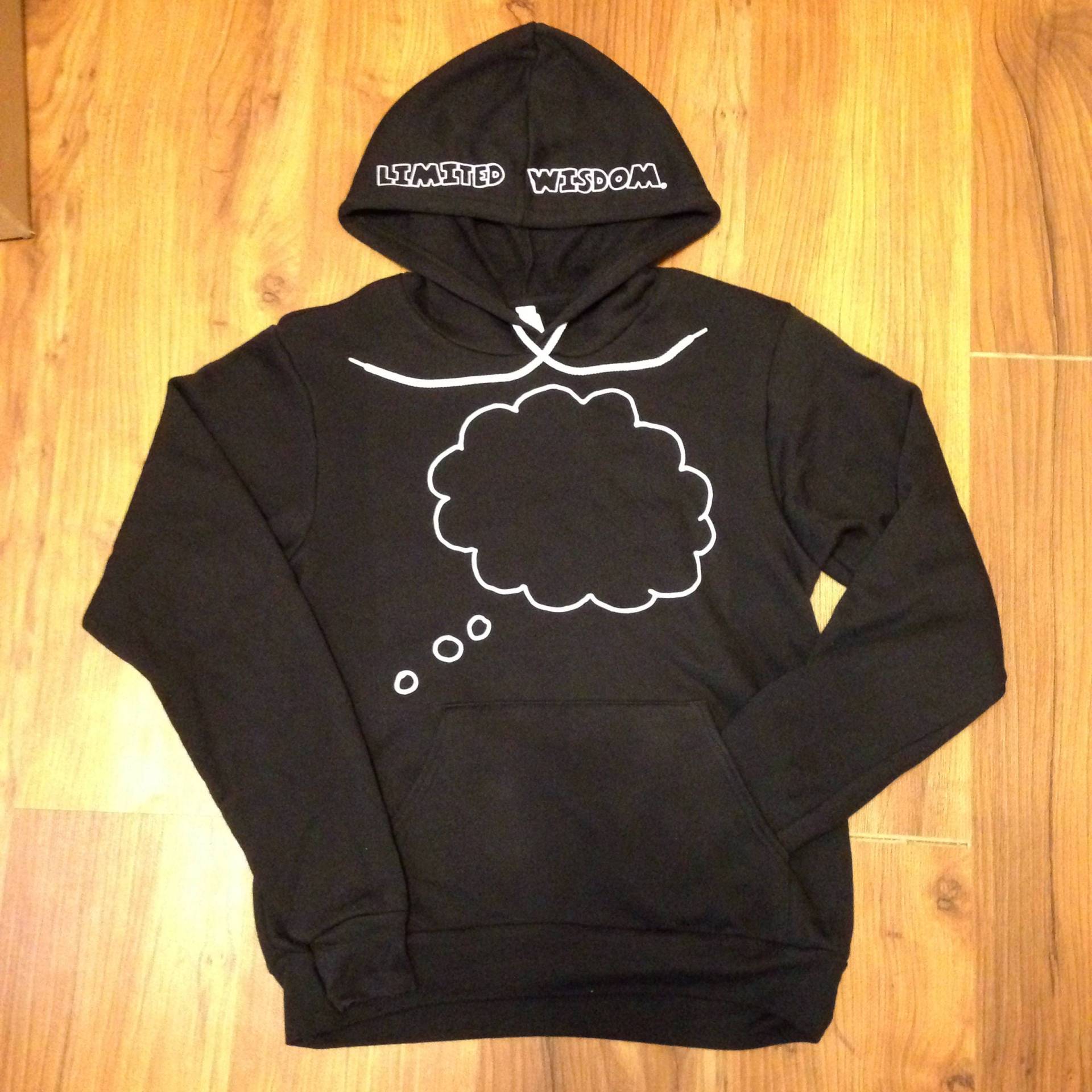 Begrenzte Weisheit Schwarzen Hoodie Begrenzte Weisheit Schwarzen Hoodie von Katyscases