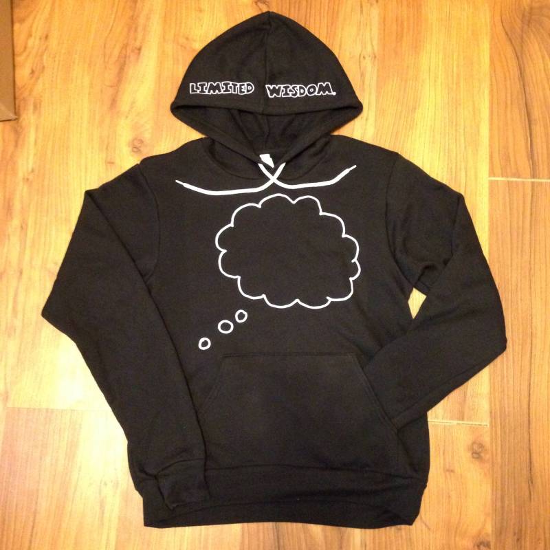 Begrenzte Weisheit Schwarzen Hoodie Begrenzte Weisheit Schwarzen Hoodie von Katyscases