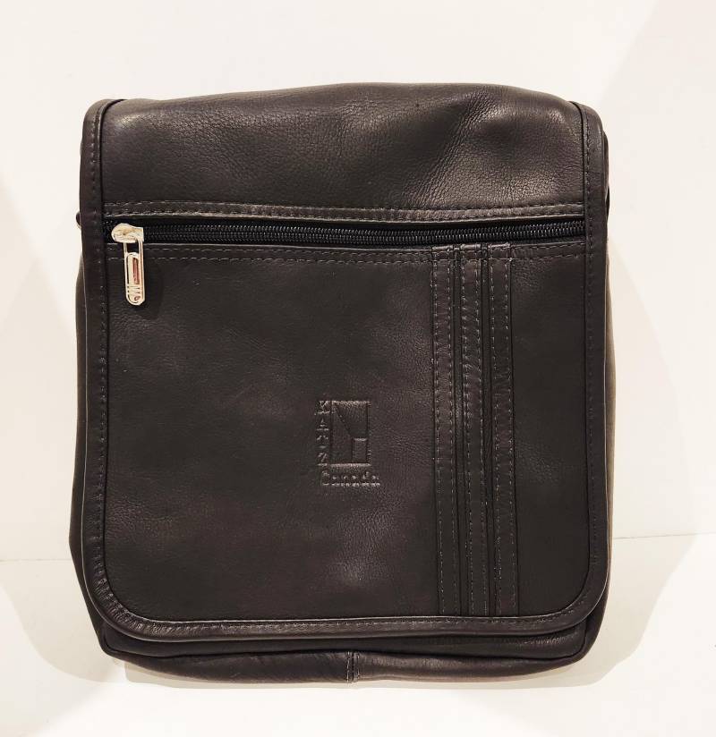 Handgefertigt Leder Crossbody Bag Unisex Organizer Handtasche von KatzLeather