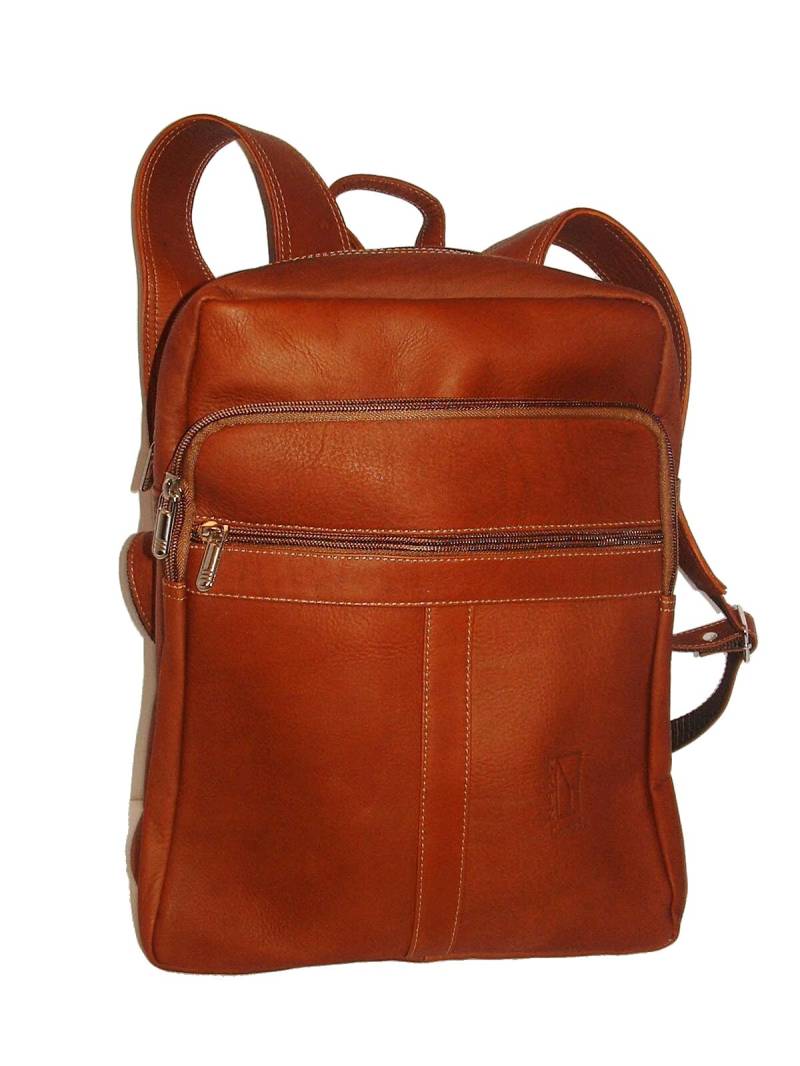 Handgemachter Hellbrauner Lederrucksack Leichte Unisex-Reisetasche von KatzLeather