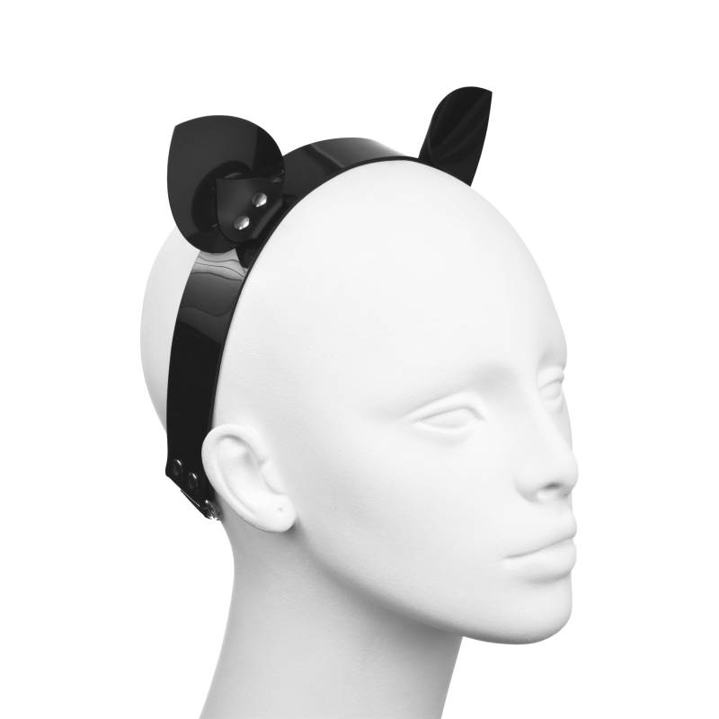 Neat Kitty - Schwarzes Katzenohren Haarband von KatzLittleFactory