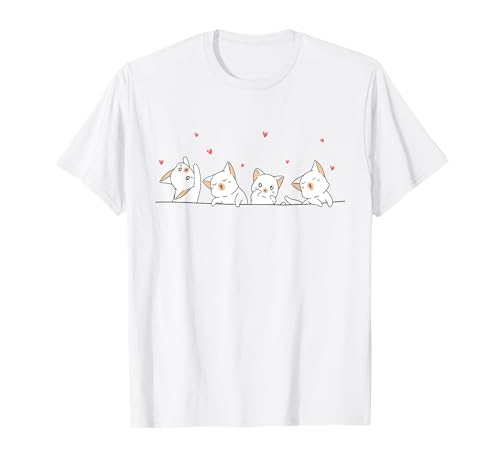 Süße Kätzchen greifen nach Herzen Katzen Frauen T-Shirt Süße Kätzchen greifen nach Herzen Katzen Frauen T-Shirt von Katze Kätzchen Kater