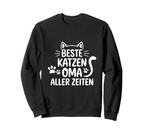 Beste Katzen Oma Aller Zeiten Mama Katzenliebhaber Sweatshirt von Katze Katzenliebhaber