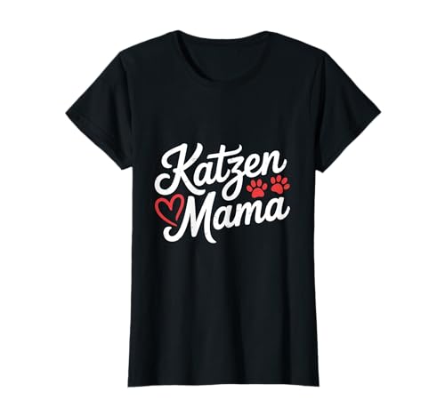 Katzen Mama Katzenliebhaber Mutter T-Shirt von Katze Katzenliebhaber