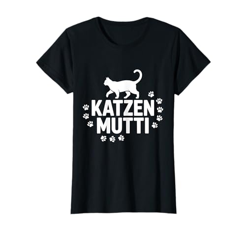 Katzen Mutti Katzenliebhaber Mama T-Shirt von Katze Katzenliebhaber
