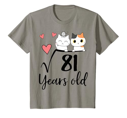 Kinder 9 Jahre alt Katzen Katzenfan Mathematik 9. Geburtstag T-Shirt Kinder 9 Jahre alt Katzen Katzenfan Mathematik 9. Geburtstag T-Shirt von Katzen Liebe Mathematik Geburtstagsshirt