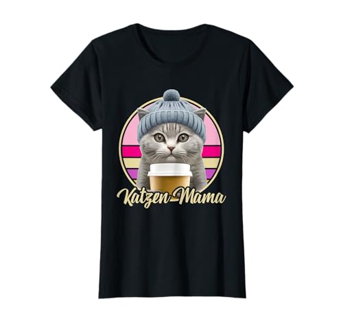 Lustige Katzen Mama Retro Outfit Kostüm Katzen Mutter Mamas T-Shirt Lustige Katzen Mama Retro Outfit Kostüm Katzen Mutter Mamas T-Shirt von Katzen Muttertag Valentisntag Mamas Geburtstag Art