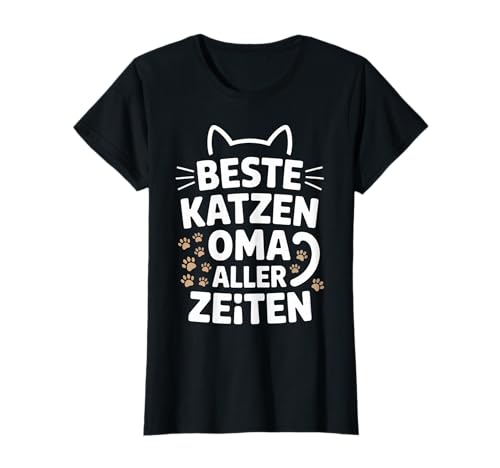 Beste Katzen Oma Aller Zeiten Mama Katzenliebhaber Spruch T-Shirt Beste Katzen Oma Aller Zeiten Mama Katzenliebhaber Spruch T-Shirt von Katzen Oma Liebe Designs