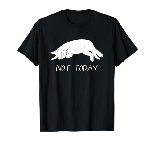 Lustige faule Katze T-Shirt Not Today Faul Kitten Geschenk T-Shirt Lustige faule Katze T-Shirt Not Today Faul Kitten Geschenk T-Shirt von Katzen Shirts und Cat Geschenke