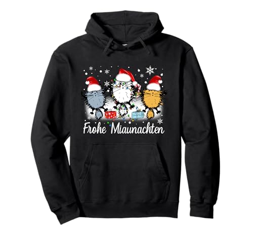 Weihnachtsoutfit Damen Herren Weihnachten Katze Katzen Pullover Hoodie Weihnachtsoutfit Damen Herren Weihnachten Katze Katzen Pullover Hoodie von Katzen Weihnachtspullover & Weihnachtsoutfits