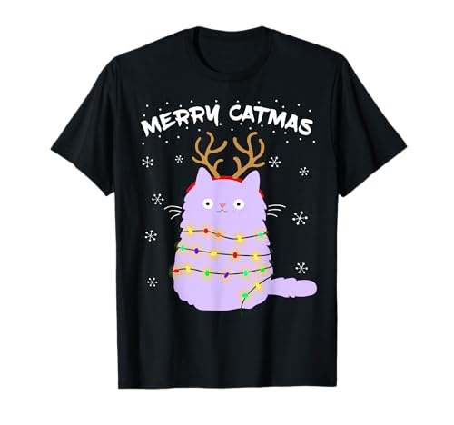 Katzendame Geschenk Ugly Cat Design Weihnachten Damen T-Shirt Schwarz S Festive Cartoon Cat Christmas Kurzarm Klassische Passform Crew-Ausschnitt Winter Katzendame Geschenk Ugly Cat Design Weihnachten Damen T-Shirt Schwarz S Festive Cartoon Cat Christmas Kurzarm Klassische Passform Crew-Ausschnitt Winter von Katzendame Geschenk Ugly Cat Design Weihnachten