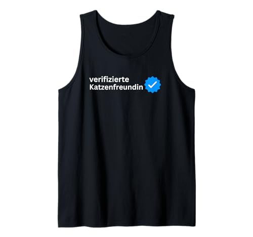 Verifizierte Katzenfreundin Katzenmama Geschenkidee Frauen Tank Top Verifizierte Katzenfreundin Katzenmama Geschenkidee Frauen Tank Top von Katzenfreundin Katzenliebhaberin Haustier Liebe