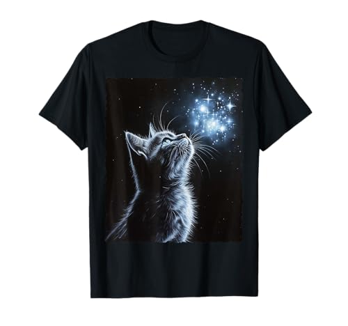 Magische Baby Katze Fantasy Kunst T-Shirt von Katzenliebhaber Fantasy Katzen Design