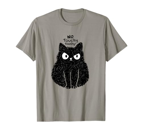 Lustige Katze no touchy touchy Herren Damen Kinder Katzen T-Shirt Lustige Katze no touchy touchy Herren Damen Kinder Katzen T-Shirt von Katzenliebhaber Katzenliebhaberin Geschenke lustig