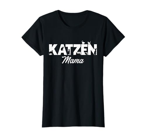 Katzenmama TShirt Damen Kitten Kätzchen Katzen Mama Spruch T-Shirt Katzenmama TShirt Damen Kitten Kätzchen Katzen Mama Spruch T-Shirt von Katzenmama TShirt, Motive & Geschenke