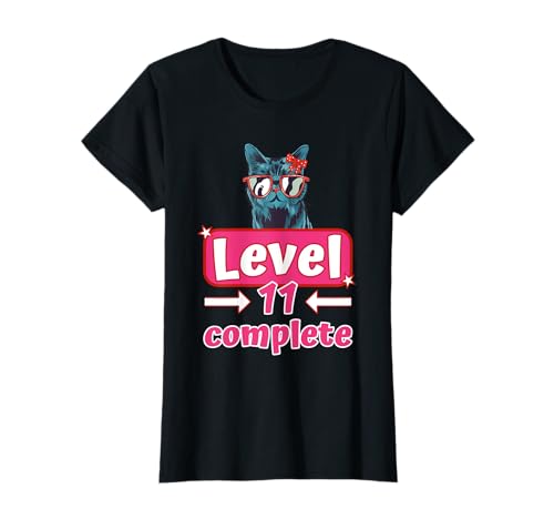 11ter Geburtstag Mädchen Geschenk zum 11. Geburtstag T-Shirt 11ter Geburtstag Mädchen Geschenk zum 11. Geburtstag T-Shirt von Katzenshirts 11 Jahre Geburtstagsgeschenk