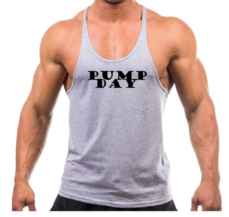 Men Es Y-Back Muscle Workout Bodybuilding Tank Top-Pump Day von KaurKreationsStore