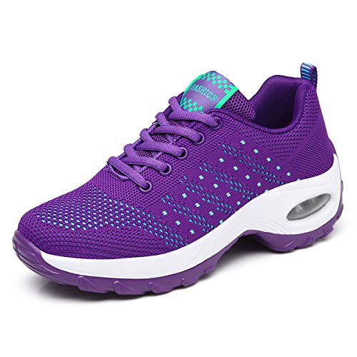 Kauson Damen Spitze Größe Sneakers Schaukelschuhe Mesh Erhöhung Schuhe Weiche Bottom Rocking Schuhe Turnschuhe Freizeitschuhe Damenschuhe Sport Schuhe 35-42 Outdoor Walking Schuhe Hoher Absatz von Kauson