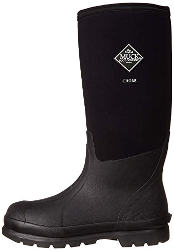 Unisex-Erwachsene Chore High Wellington Working Muck Boots, Schwarz (Black 000A), 46 EU von Muck Boots