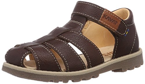 Kavat Unisex-Kinder HÄLLEVIK Sandalen, Braun (Dark-Brown) von Kavat