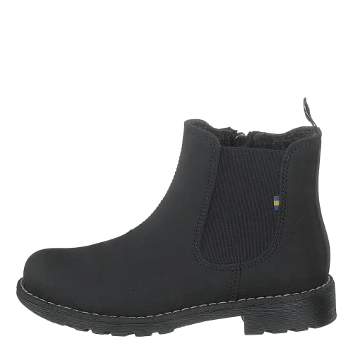 Kavat Unisex-Kinder Husum JR XC Chelsea Boots, Schwarz (Black 911) von Kavat