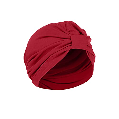 Turban Damenfrauen Turban Bandana Muslim Mütze Kopftuch Headwrap Beanie Stirnband Chemo Krebs Kappe Elastic Schlafmütze Kopfbedeckung Für Krebs, Haarausfall, Schlaf, Chemotherapie von Kavitoz