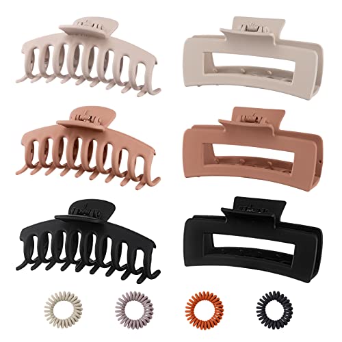 Kavya Haarklammer Große Dickes Haar, Haarklammern Groß Rutschfest Haarspange Rechteckig Haarspangen Damen 11 cm Hair Clip Haarschmuck von Kavya