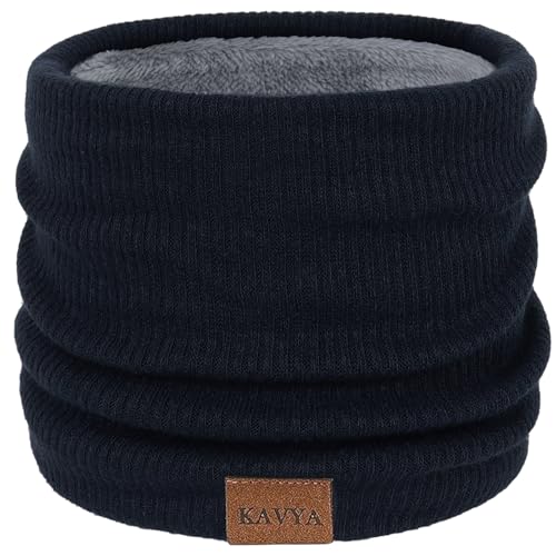 Kavya Schlauchschal Herren Winter, Ski Halstuch Motorrad Halswärmer Damen Warm Nasenwärmer Ski Maske Männer Fleece Loop Schal Herren Schal Winter Winddichte Multifunktionstuch von Kavya