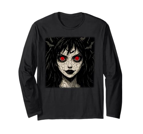 Anime Halloween Mädchen Langarmshirt von Kawaii Anime Girl Cosplay Outfits Present