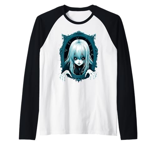 Anime Halloween Mädchen Raglan von Kawaii Anime Girl Cosplay Outfits Present