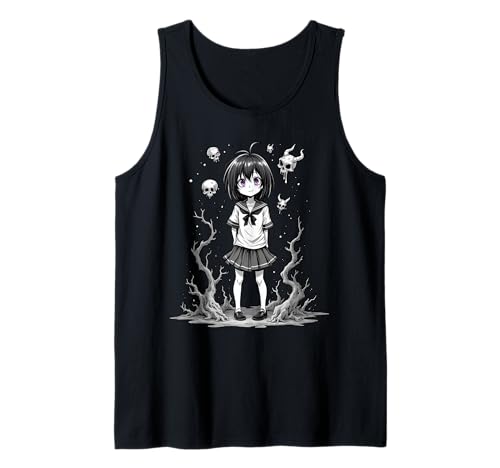 Anime Halloween Mädchen Tank Top von Kawaii Anime Girl Cosplay Outfits Present