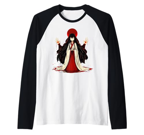 Anime Japanisches Mädchen Raglan von Kawaii Anime Girl Cosplay Outfits Present
