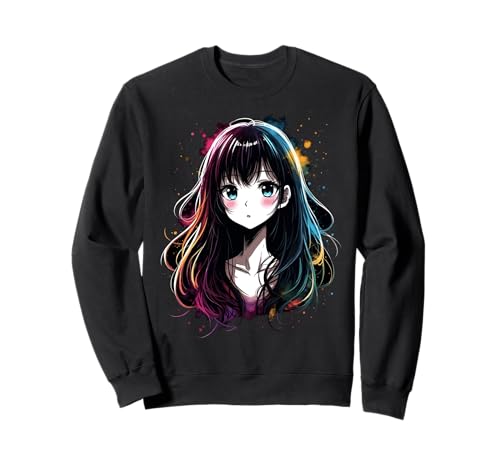 Anime Kawaii Girl Sweatshirt von Kawaii Anime Girl Cosplay Outfits Present