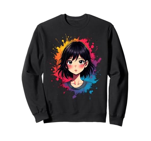 Anime Kawaii Girl Sweatshirt von Kawaii Anime Girl Cosplay Outfits Present