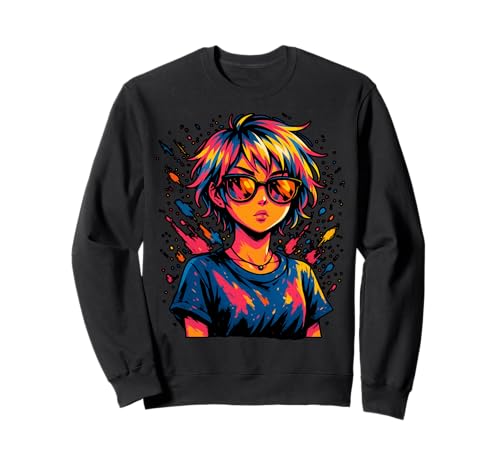 Anime Kawaii Mädchen Sommer Sweatshirt von Kawaii Anime Girl Cosplay Outfits Present