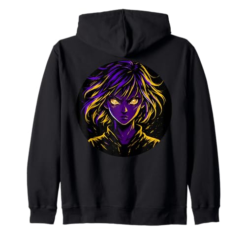 Anime Kawaii Mädchen mit Kopfhörern Otaku Kapuzenjacke von Kawaii Anime Girl Cosplay Outfits Present