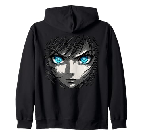 Anime Kawaii Mädchen mit Kopfhörern Otaku Kapuzenjacke von Kawaii Anime Girl Cosplay Outfits Present