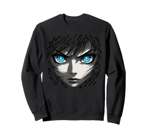 Anime Kawaii Mädchen mit Kopfhörern Otaku Sweatshirt von Kawaii Anime Girl Cosplay Outfits Present
