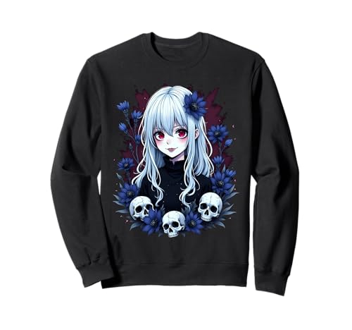 Anime-Mädchen Halloween Sweatshirt von Kawaii Anime Girl Cosplay Outfits Present