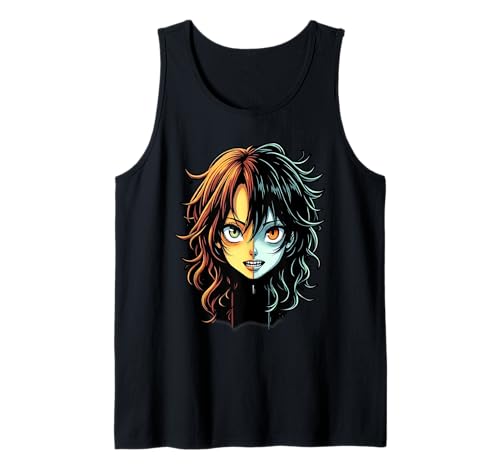 Anime-Mädchen Halloween Tank Top von Kawaii Anime Girl Cosplay Outfits Present