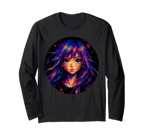 Anime-Mädchen Langarmshirt von Kawaii Anime Girl Cosplay Outfits Present