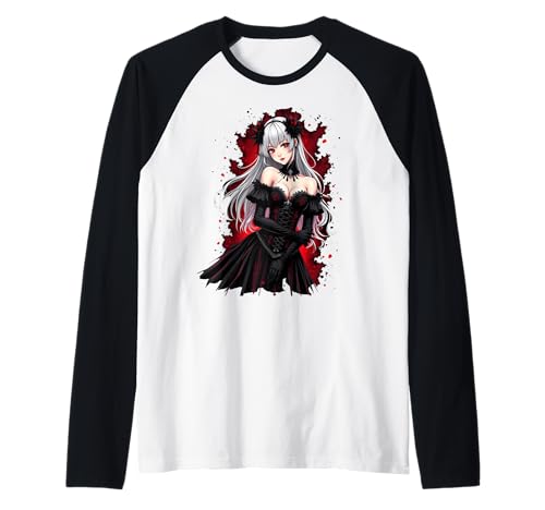 Anime-Mädchen Raglan von Kawaii Anime Girl Cosplay Outfits Present