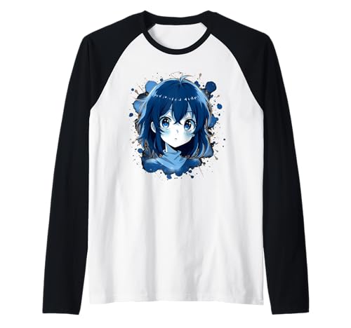 Anime-Mädchen Raglan von Kawaii Anime Girl Cosplay Outfits Present