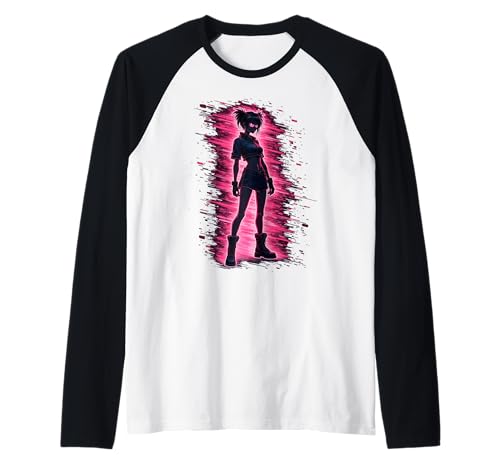 Anime-Mädchen Raglan von Kawaii Anime Girl Cosplay Outfits Present