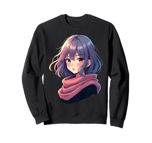 Anime-Mädchen Sweatshirt von Kawaii Anime Girl Cosplay Outfits Present