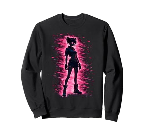 Anime-Mädchen Sweatshirt von Kawaii Anime Girl Cosplay Outfits Present